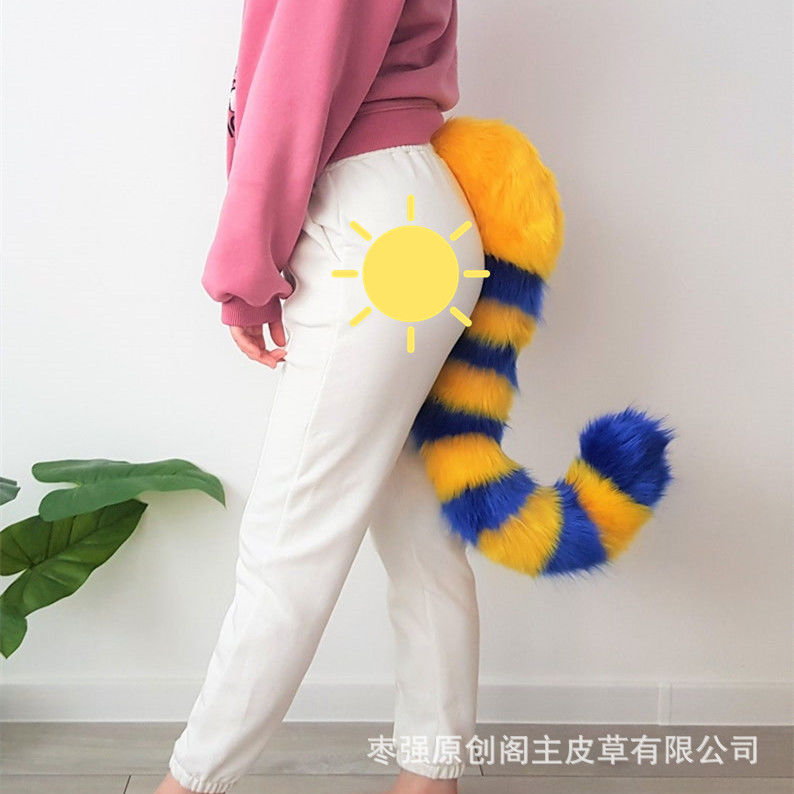 Fox tail Wolf tail Colorful tail