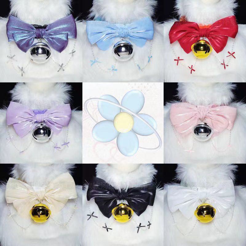 Furry bow accessories
