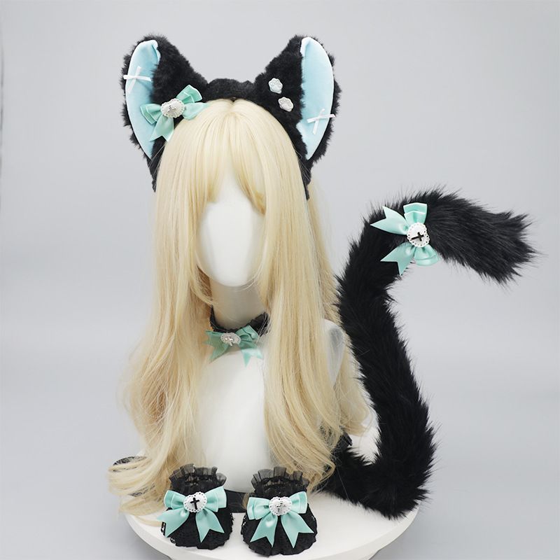 Cat ears cat tail soft girl