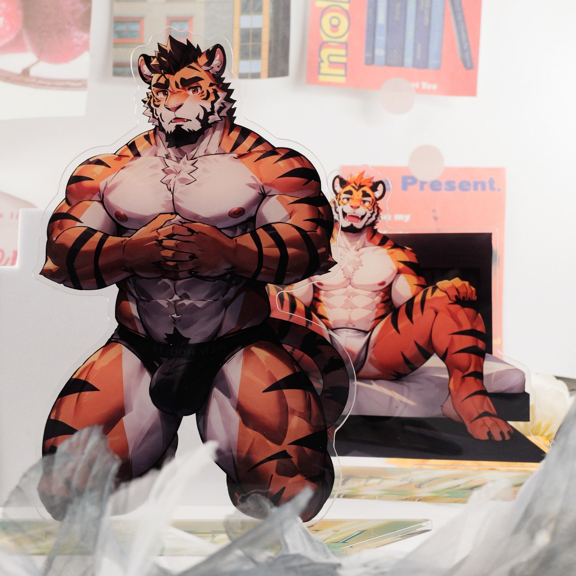 Customizable furry stand peripherals