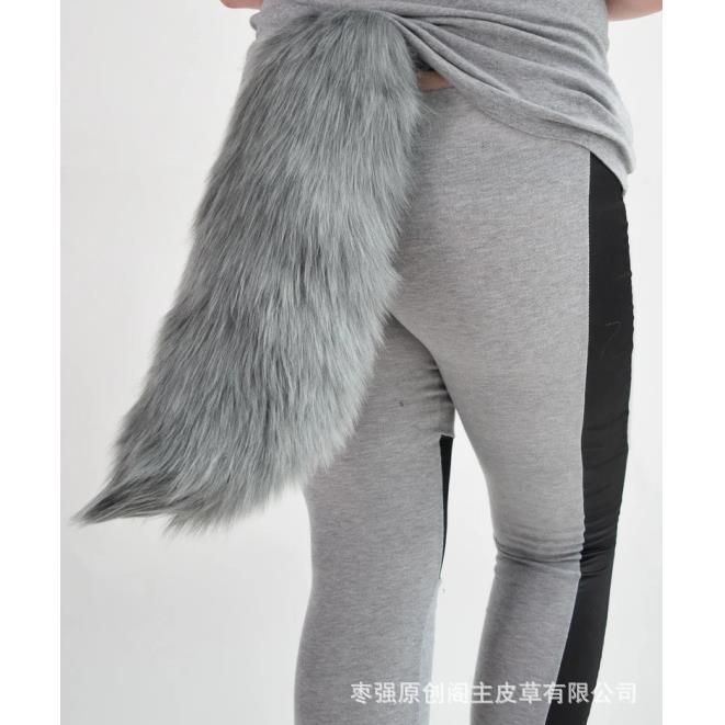 Handmade long hair animal tail