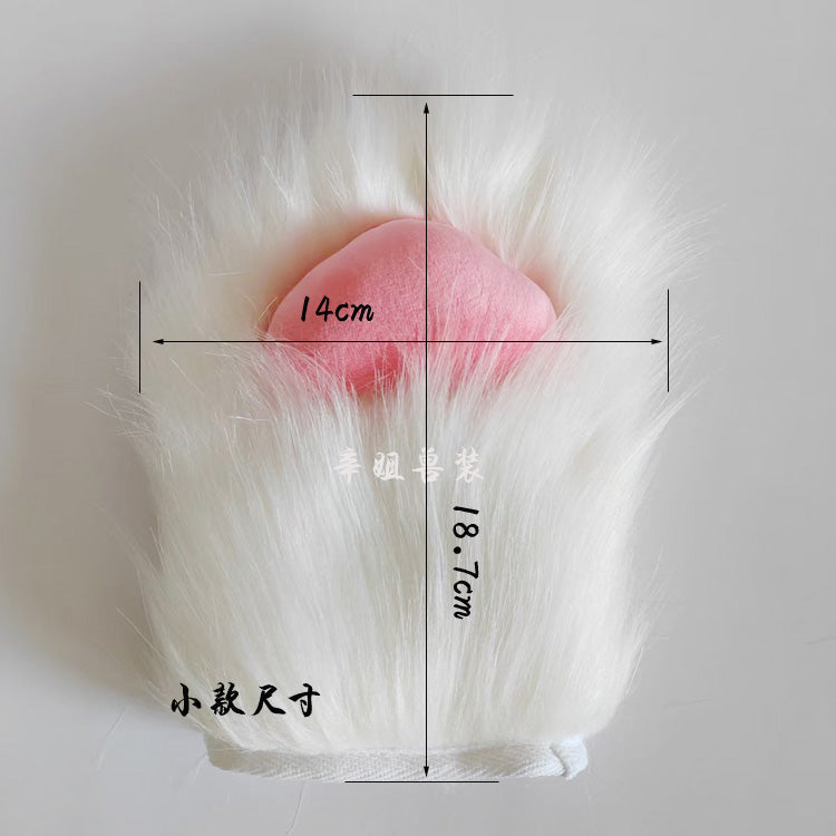24 colors Furry Half Claw Color Matching Furry Claw