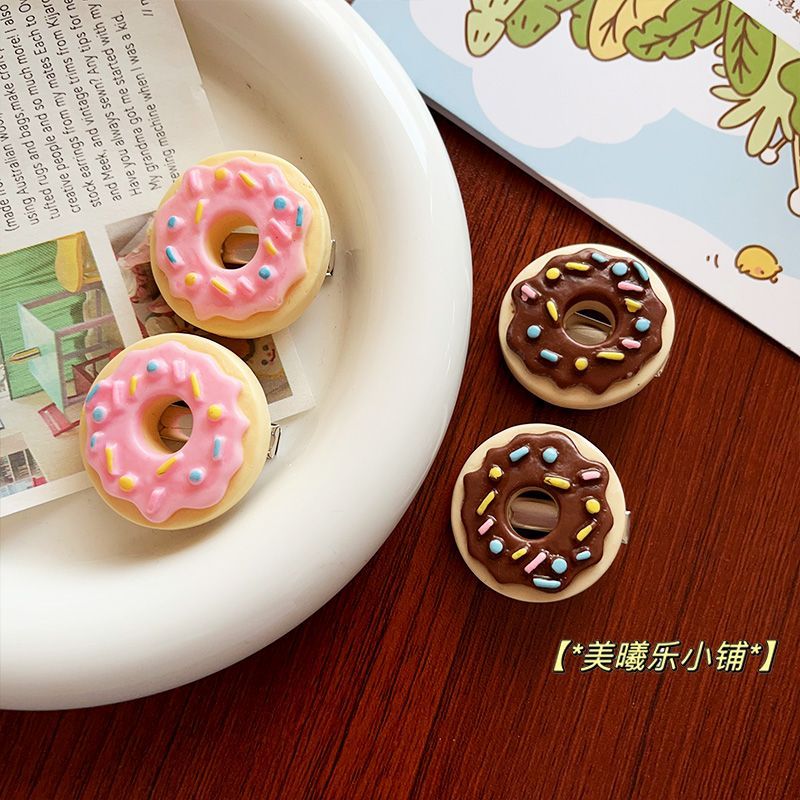 Creative fun simulation donut hairpin