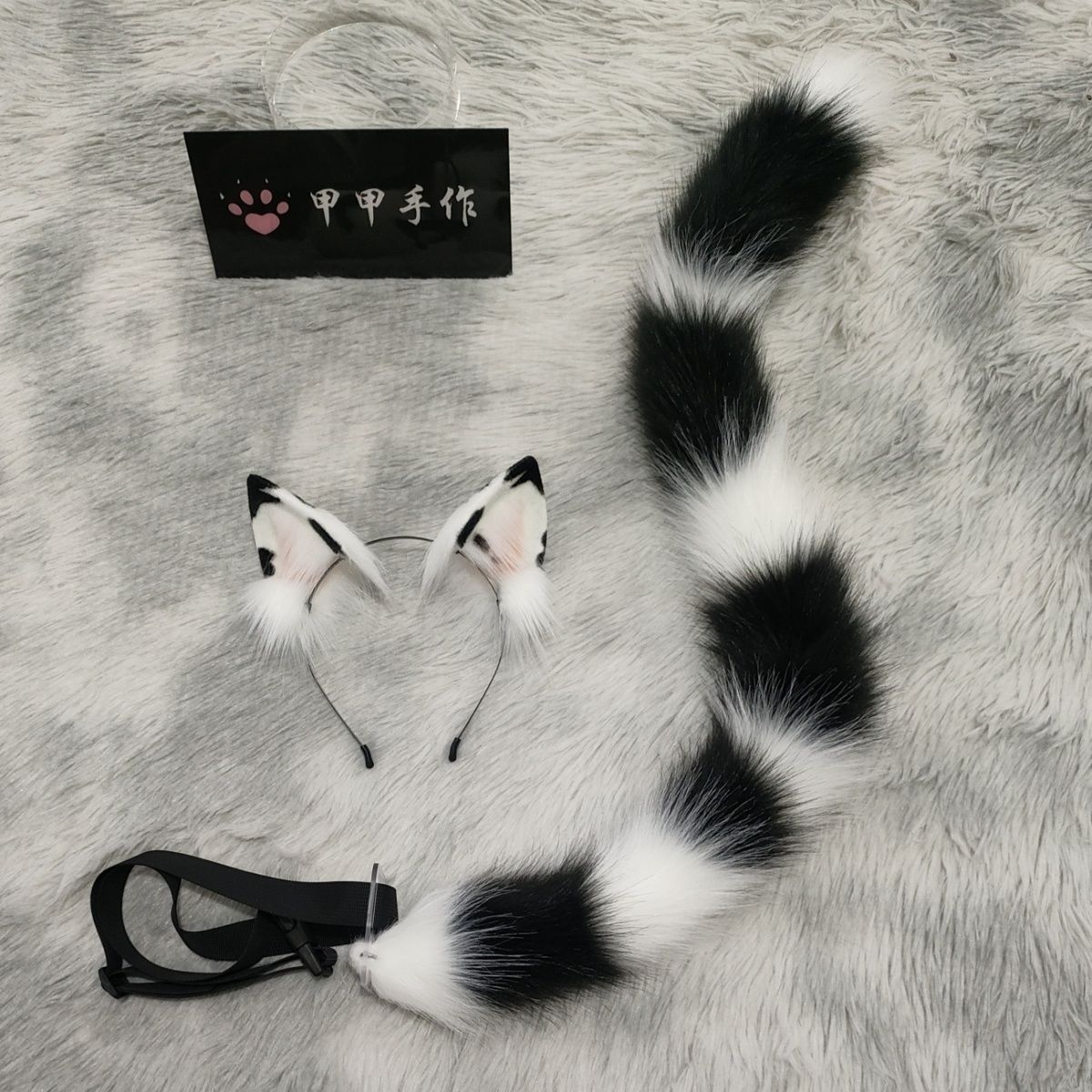 Handmade simulation cosplay cow cat cos cat