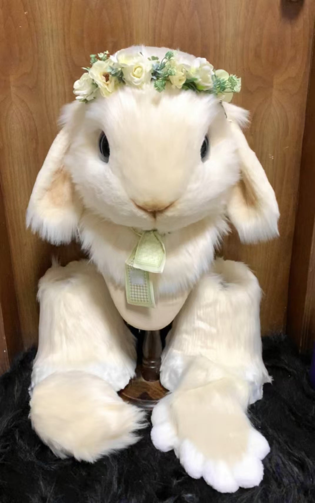 [Rabbit] Full Set Bunny with wreath kemono fursuits stock