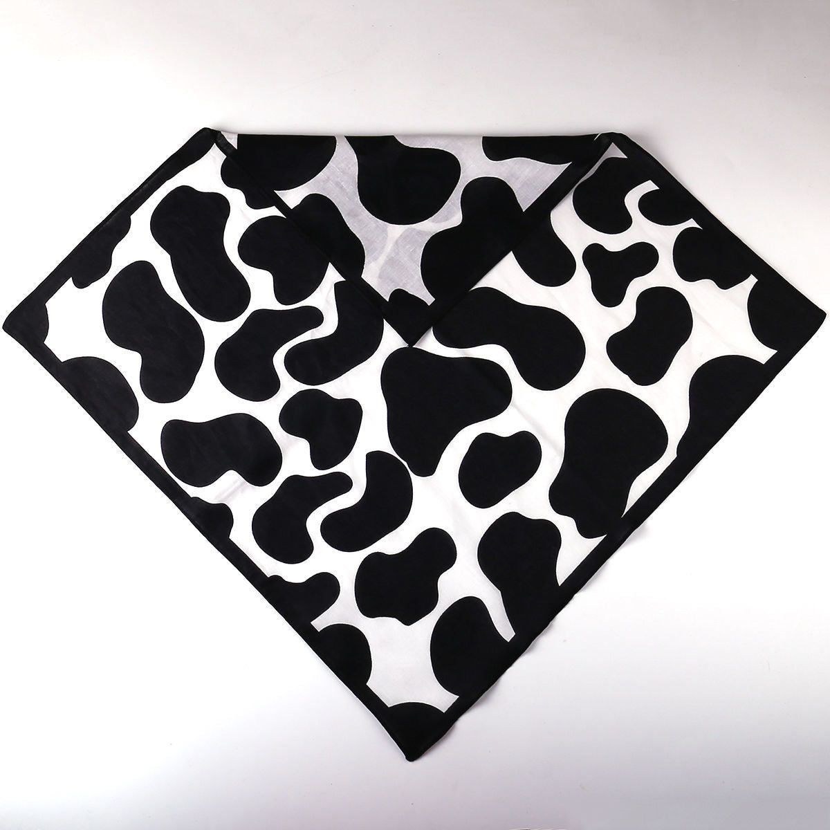Cow print headscarf