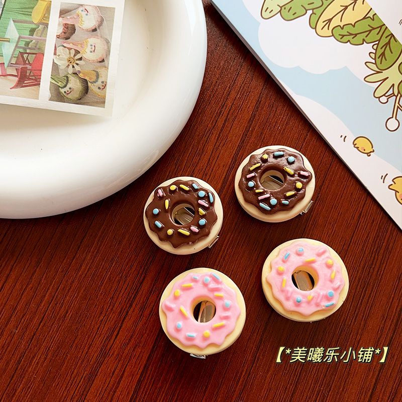Creative fun simulation donut hairpin