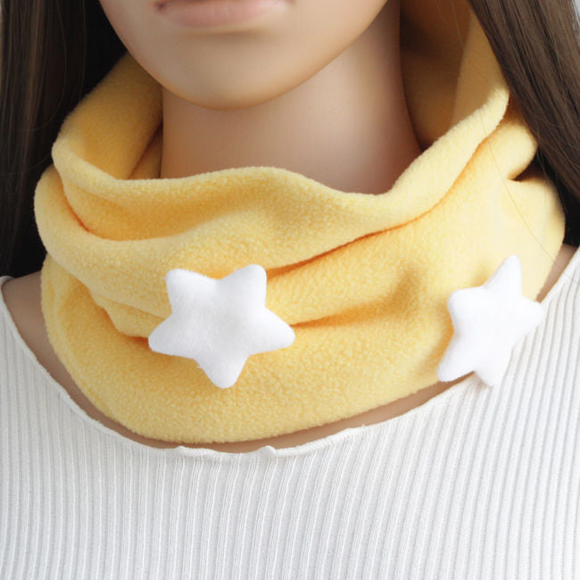 autumn and winter polar fleece plush scarf