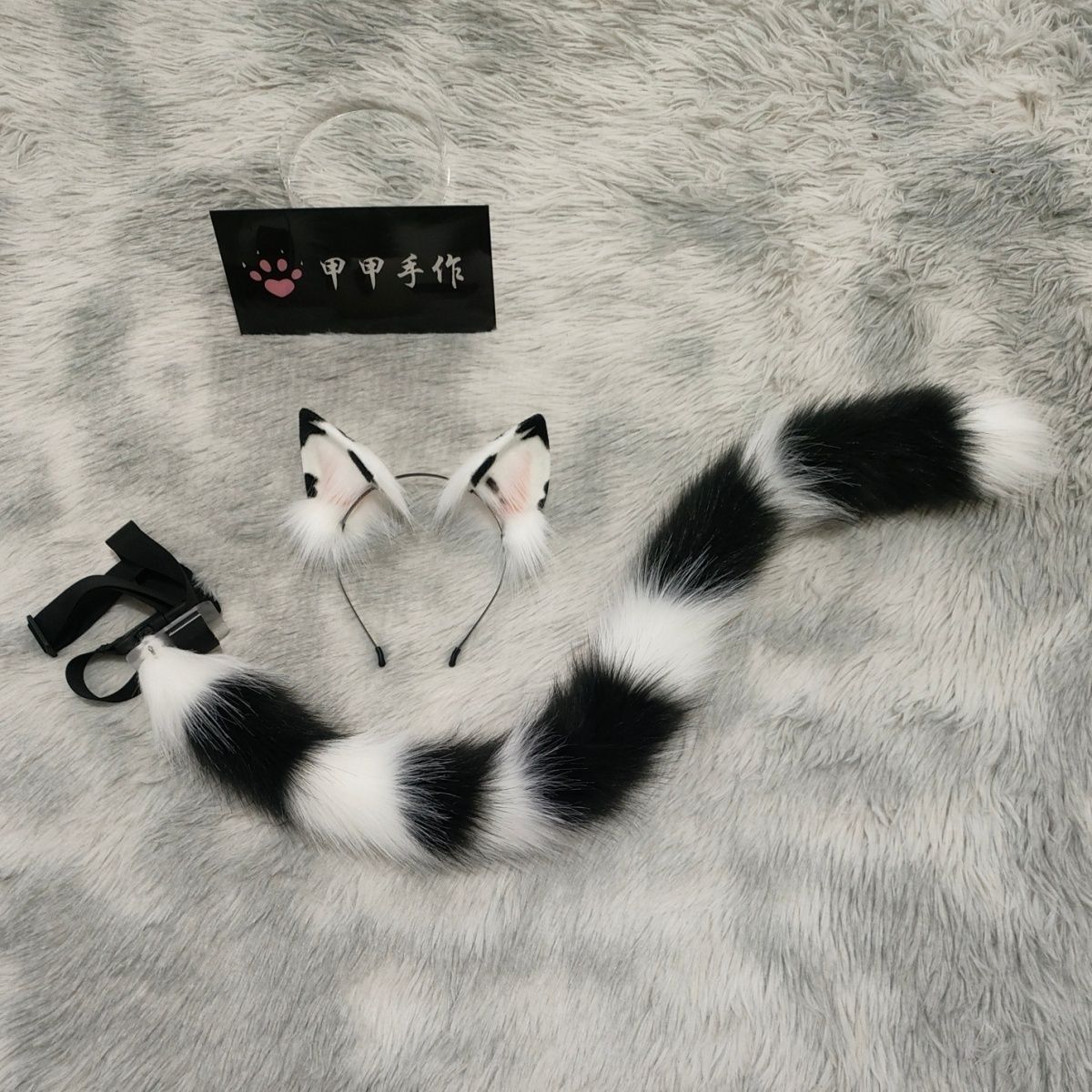 Handmade simulation cosplay cow cat cos cat