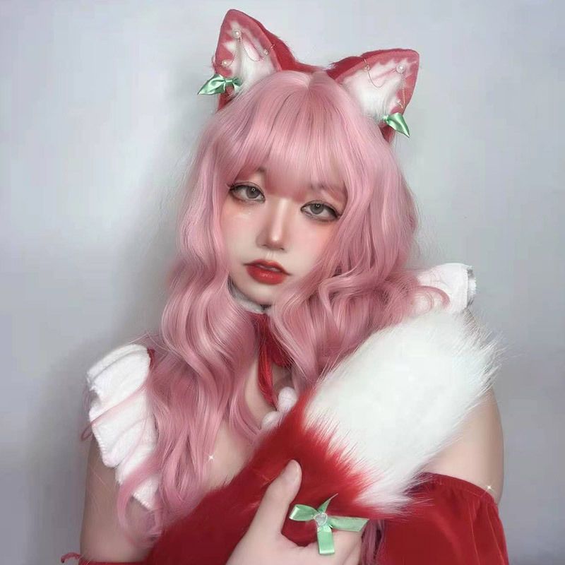 Handmade cosplay cat ears and tail