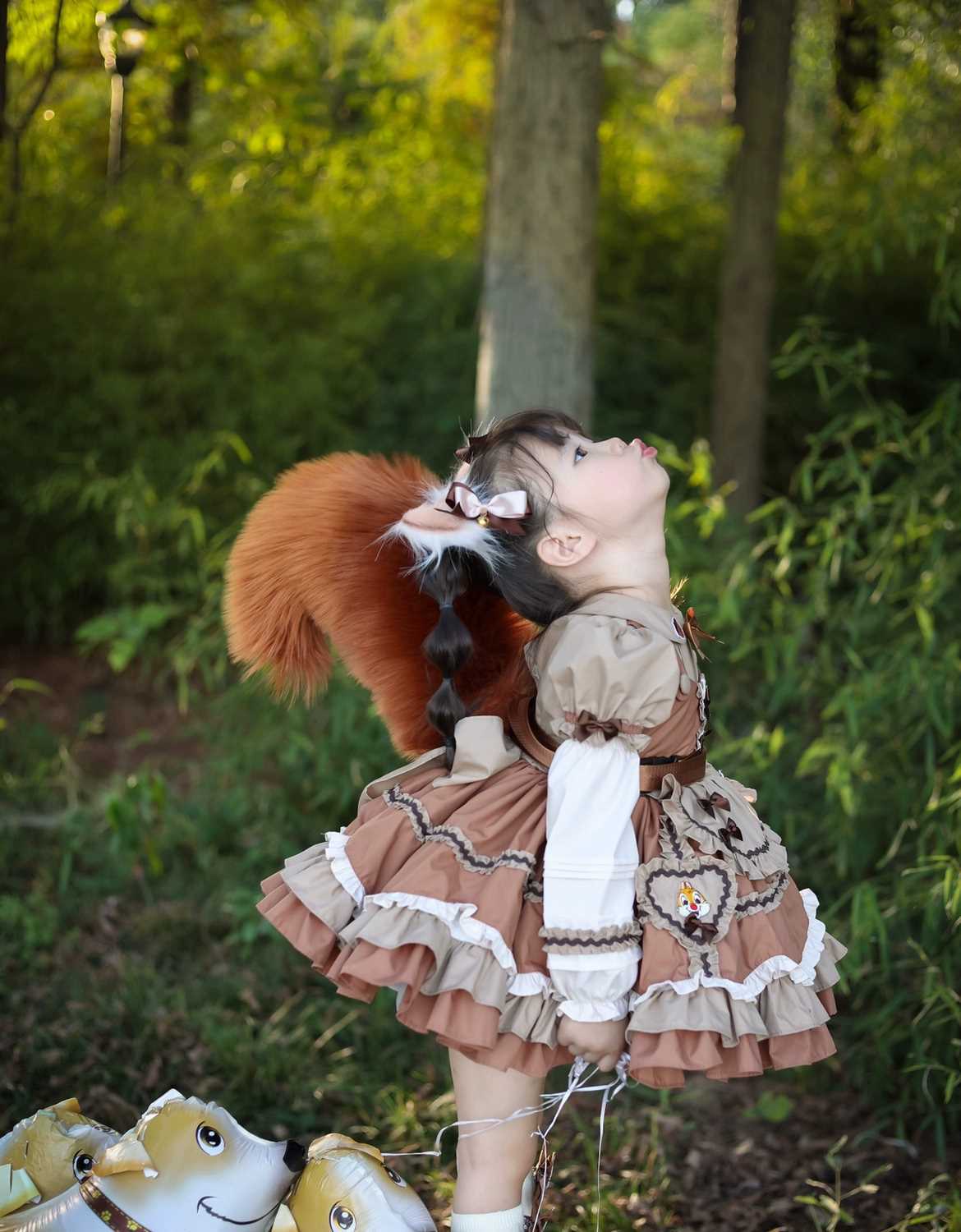 Squirrel Tail Plush Tail