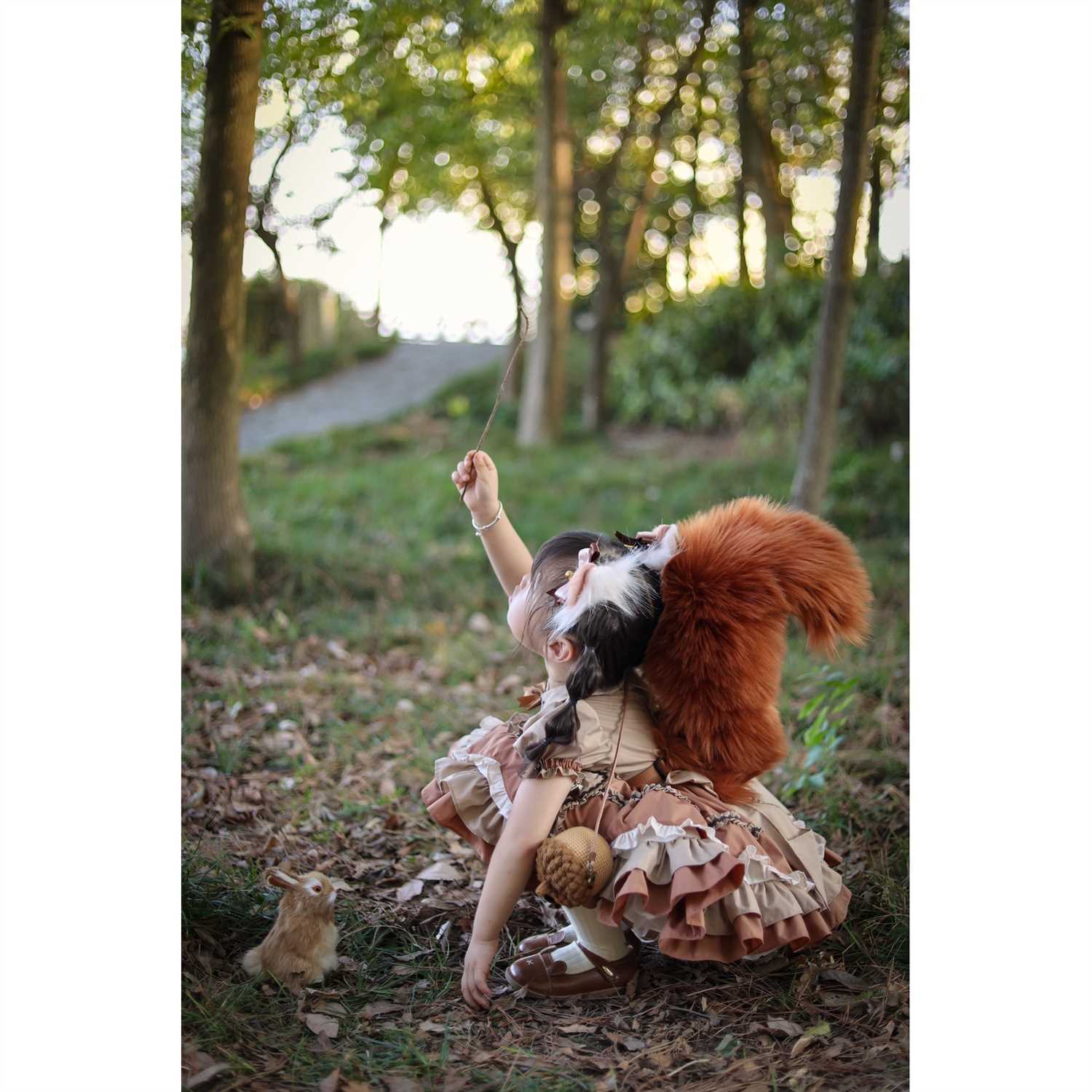 Squirrel Tail Plush Tail