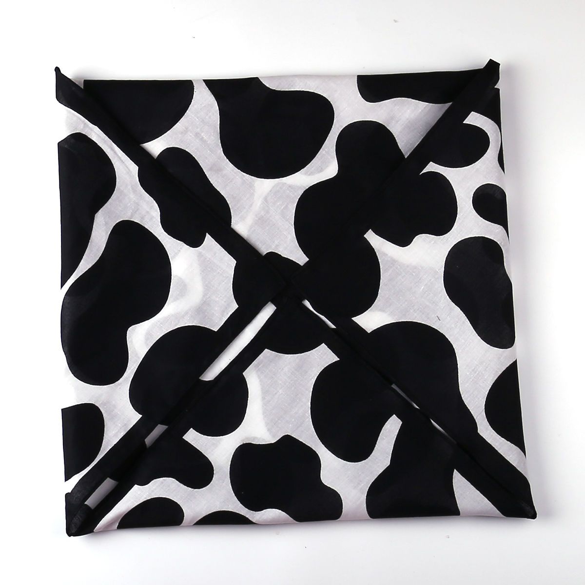Cow print headscarf