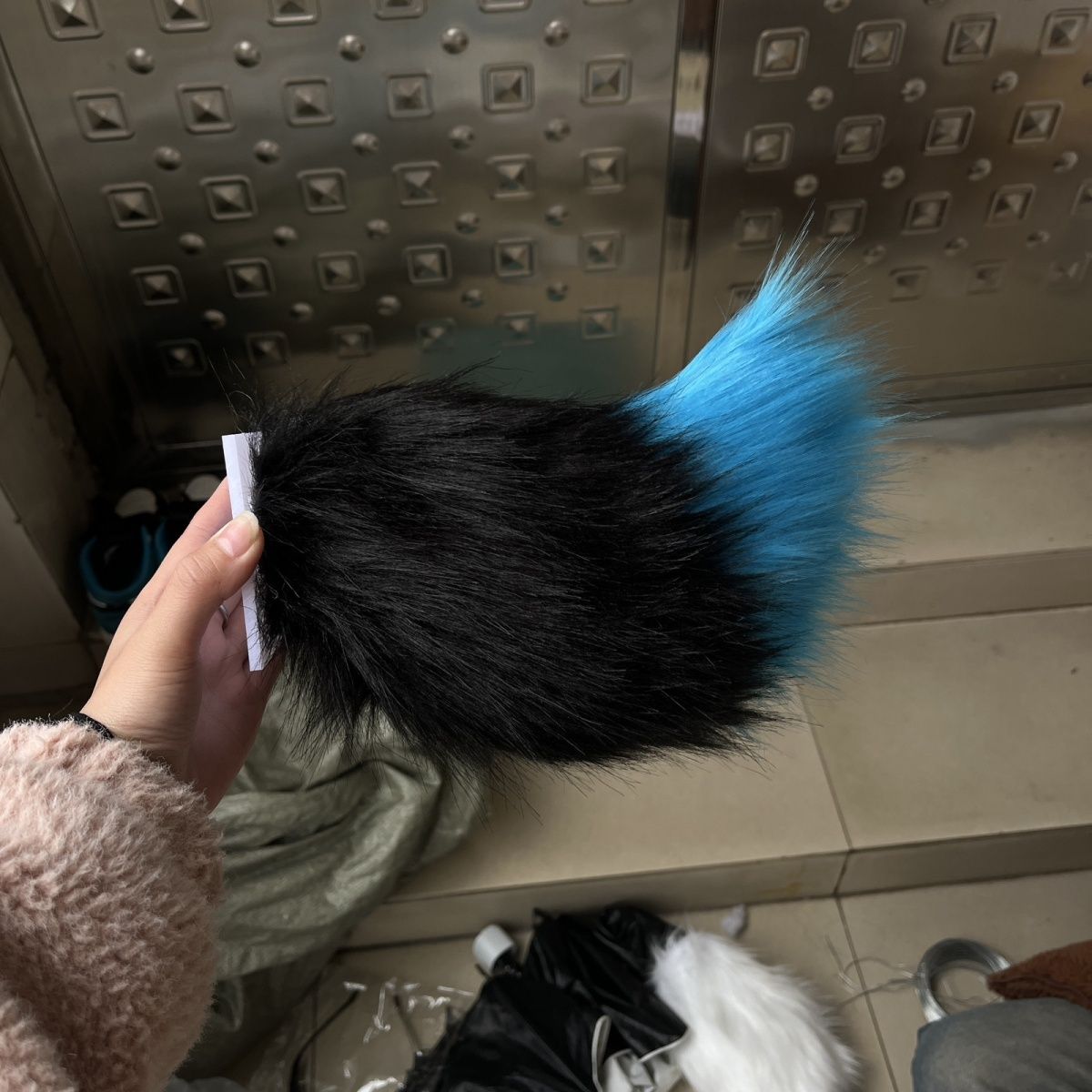 Electric lamb tail movable