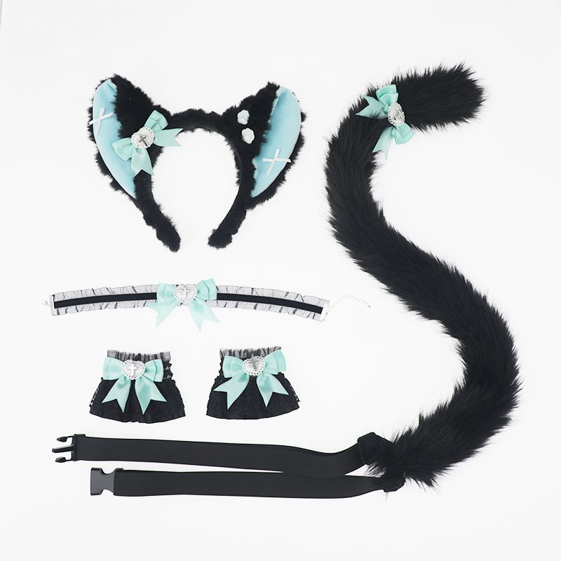 Cat ears cat tail soft girl