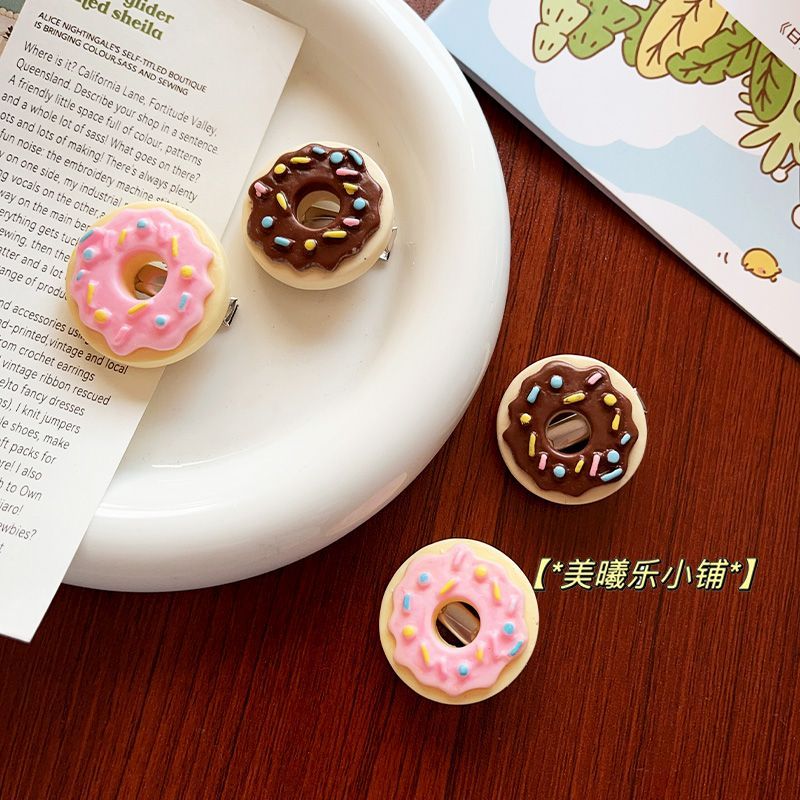 Creative fun simulation donut hairpin