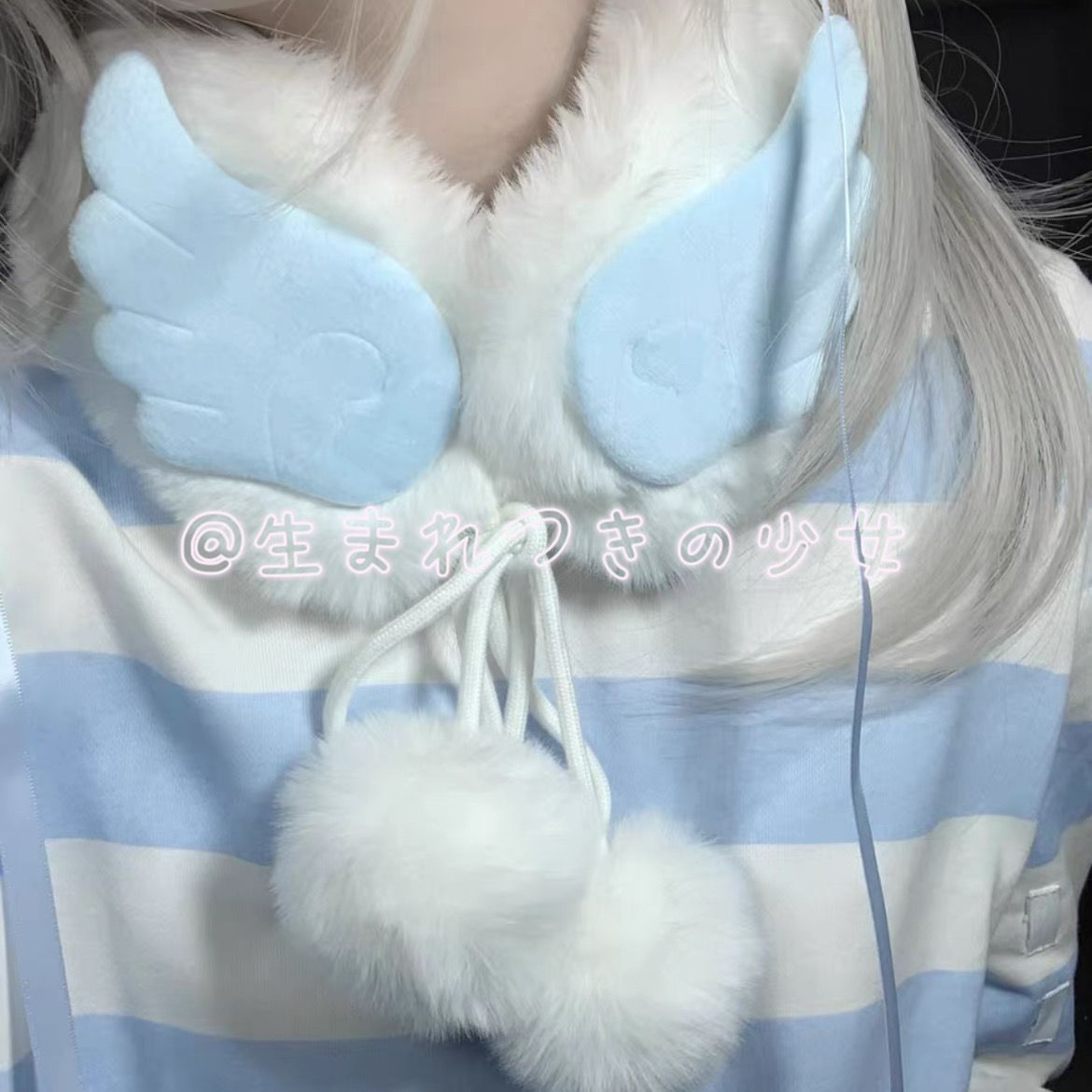 Angel Wings Landmine Plush Scarf