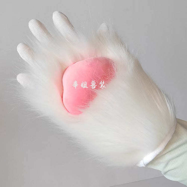 24 colors Furry Half Claw Color Matching Furry Claw