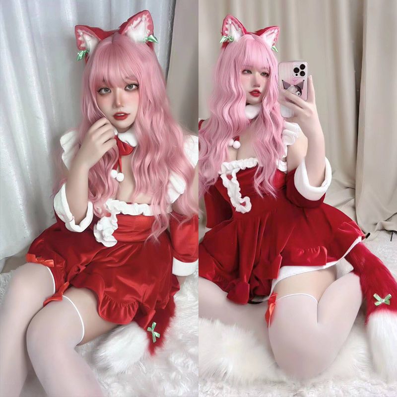 Handmade cosplay cat ears and tail