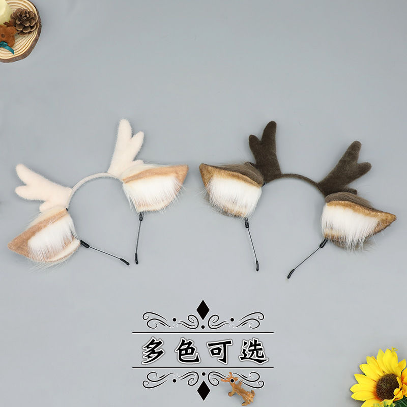 Deer antler headband hairpin