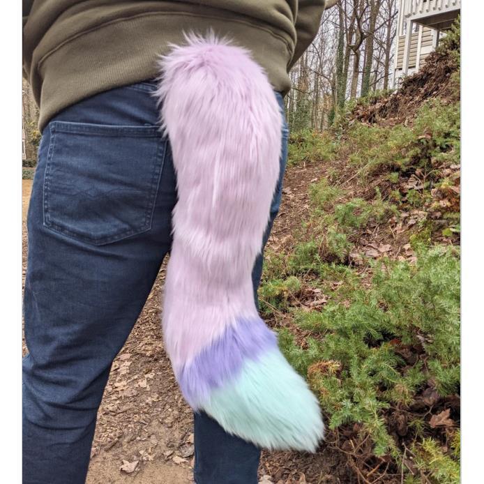 Long-haired cat tail cosplay cat tail