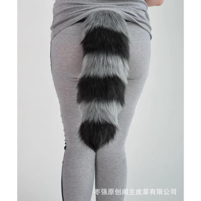 Handmade long hair animal tail