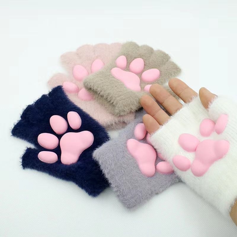 Cat Gloves Lolita 30D Silicone Cat Claws