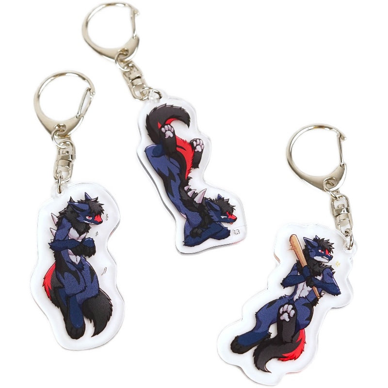 Customizable furry keychain peripherals