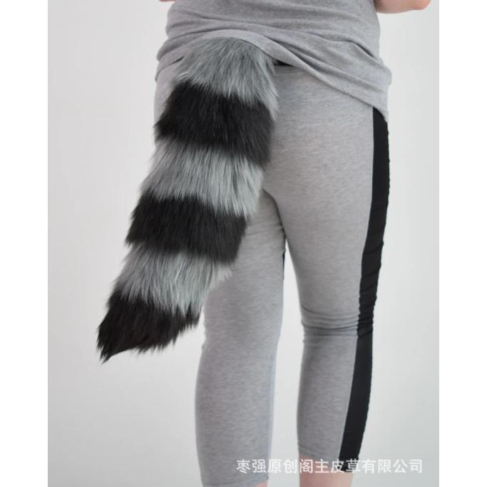 Handmade long hair animal tail