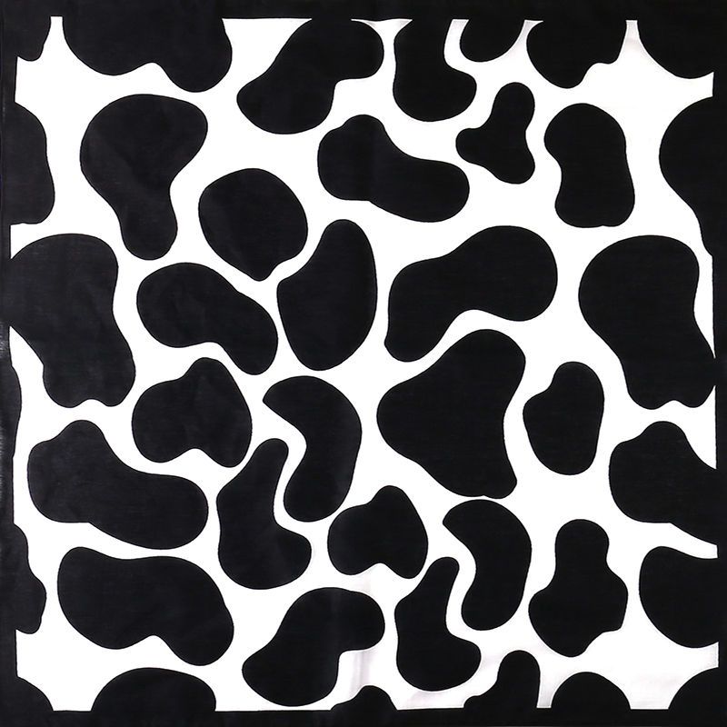 Cow print headscarf