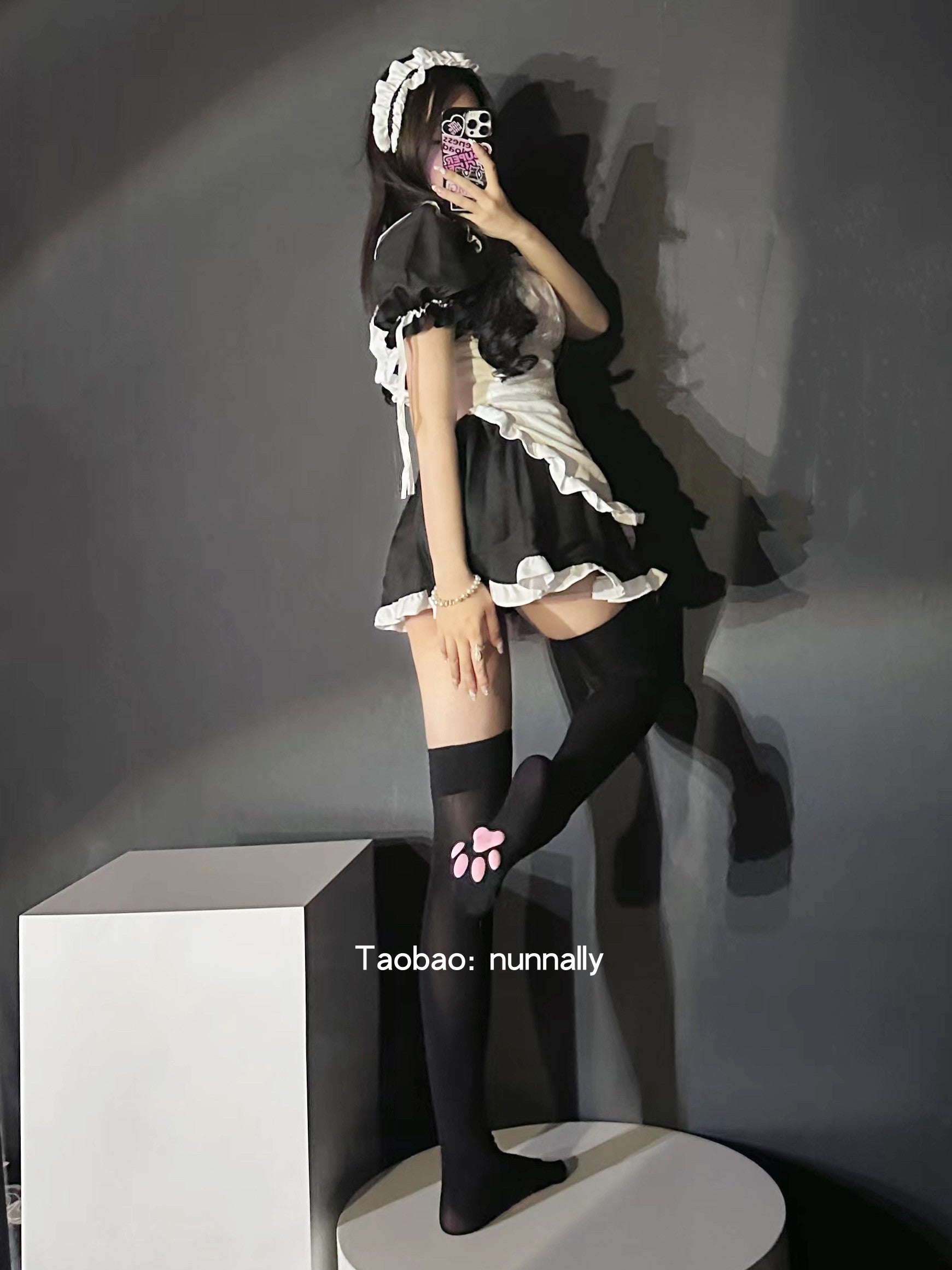 Cat claw thigh socks cute three-dimensional meat pad socks