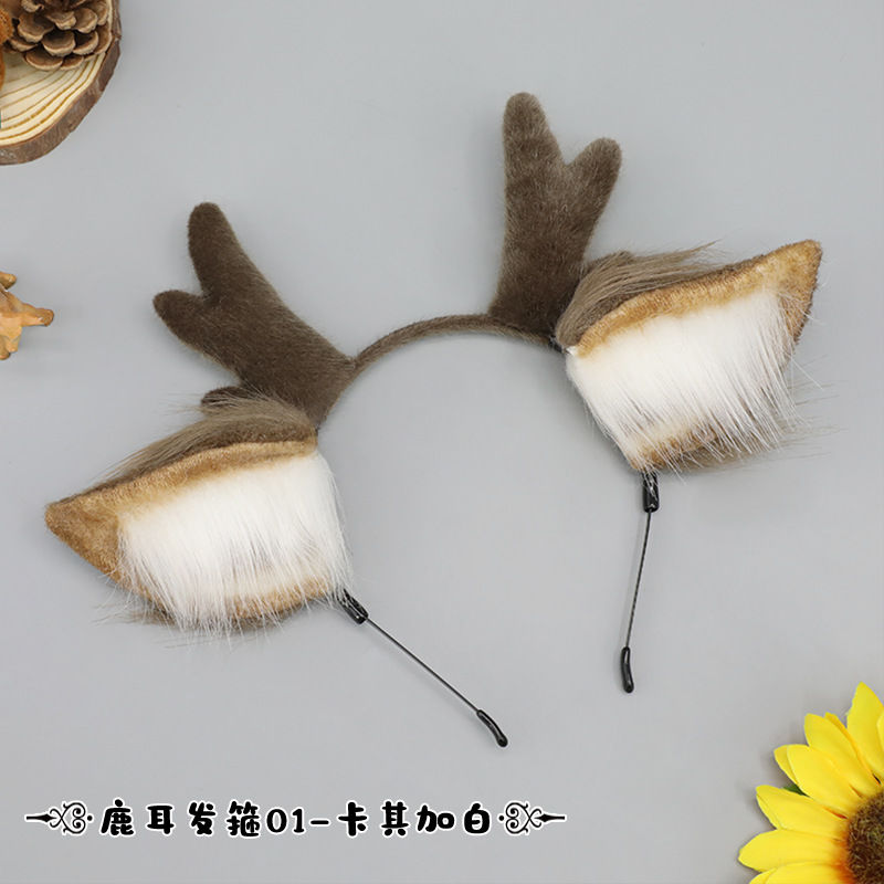 Deer antler headband hairpin