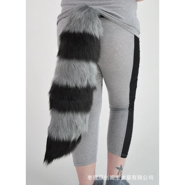 Handmade long hair animal tail