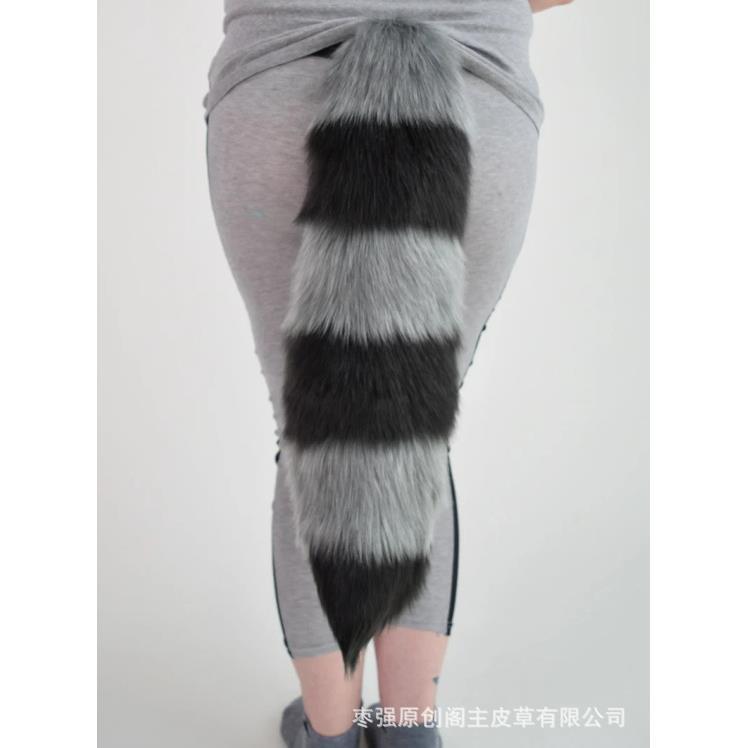 Handmade long hair animal tail