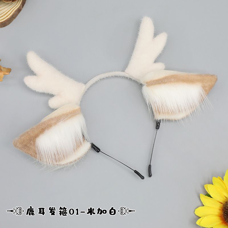 Deer antler headband hairpin