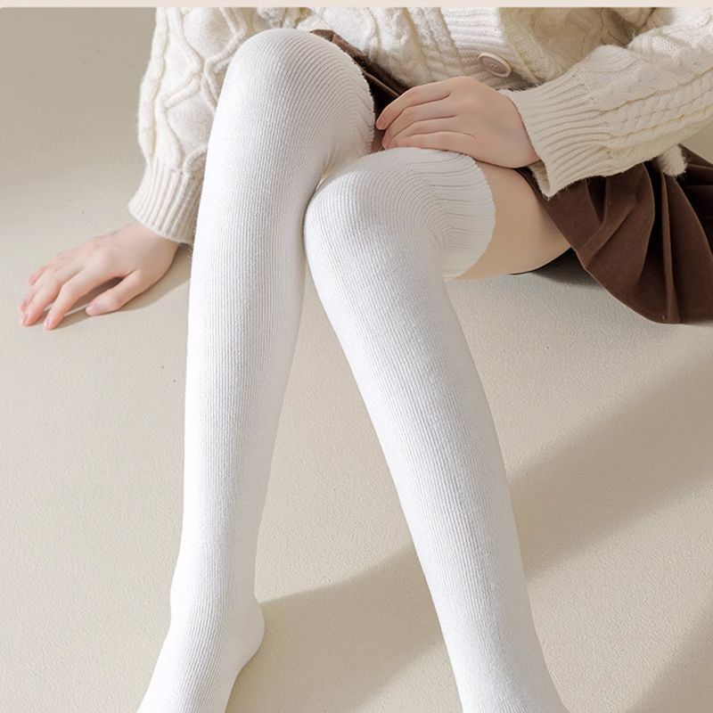 Women's cashmere over the knee socks