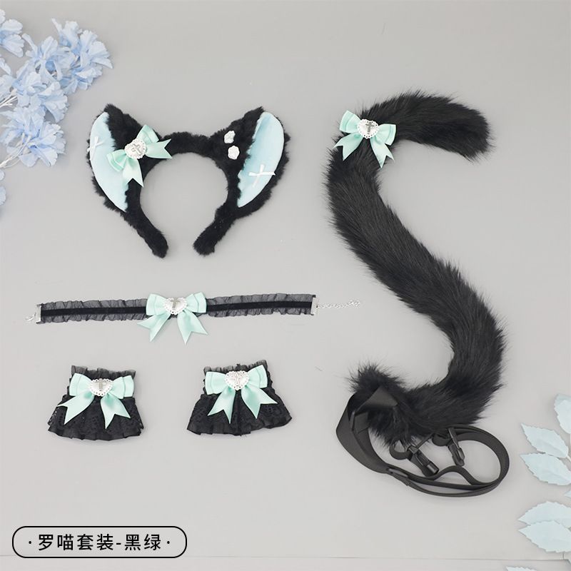 Cat ears cat tail soft girl