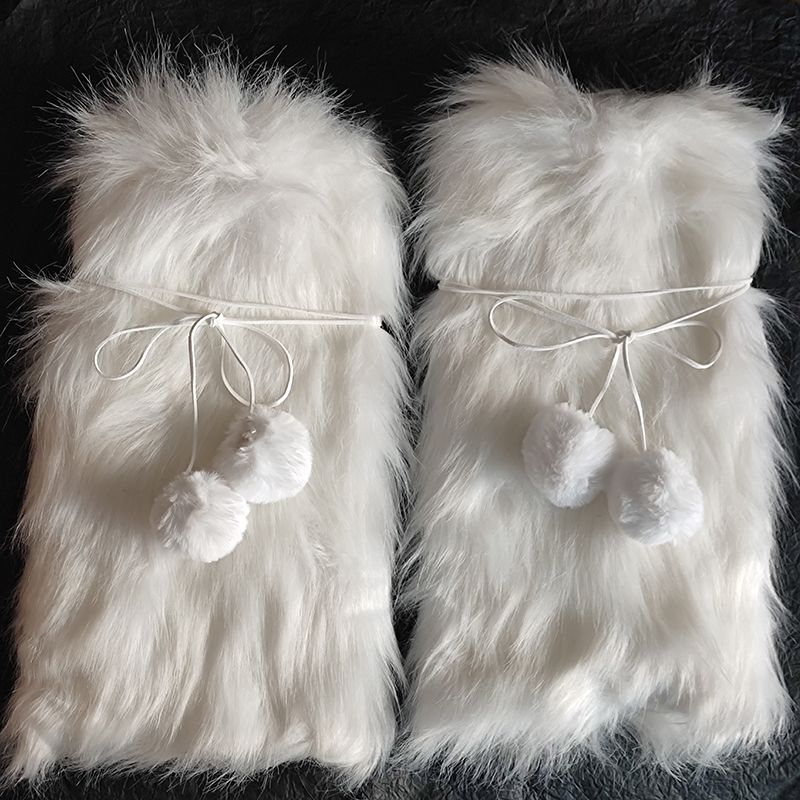 Y2K Pink Sweet Cool Deerskin Rope Socks