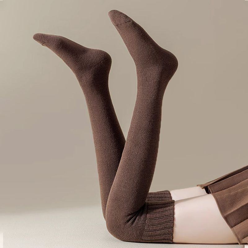 Women's cashmere over the knee socks