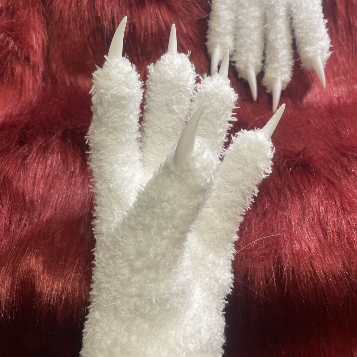 Furry kig series close-fitting claws and nails handsome plush
