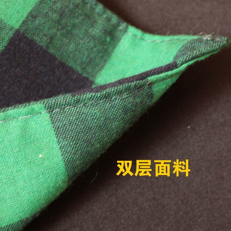 Furry furry bib triangular scarf