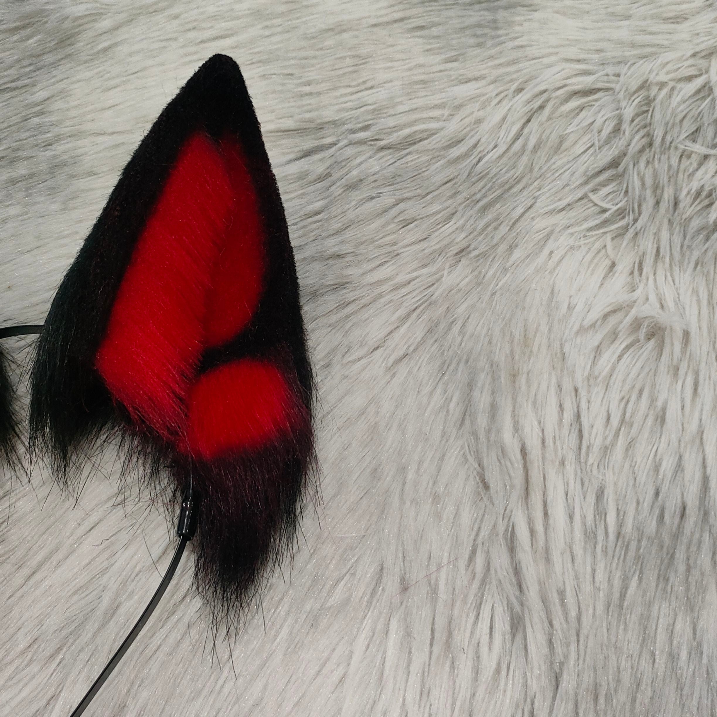Handmade cosplay German Shepherd Hellhound ears and tail