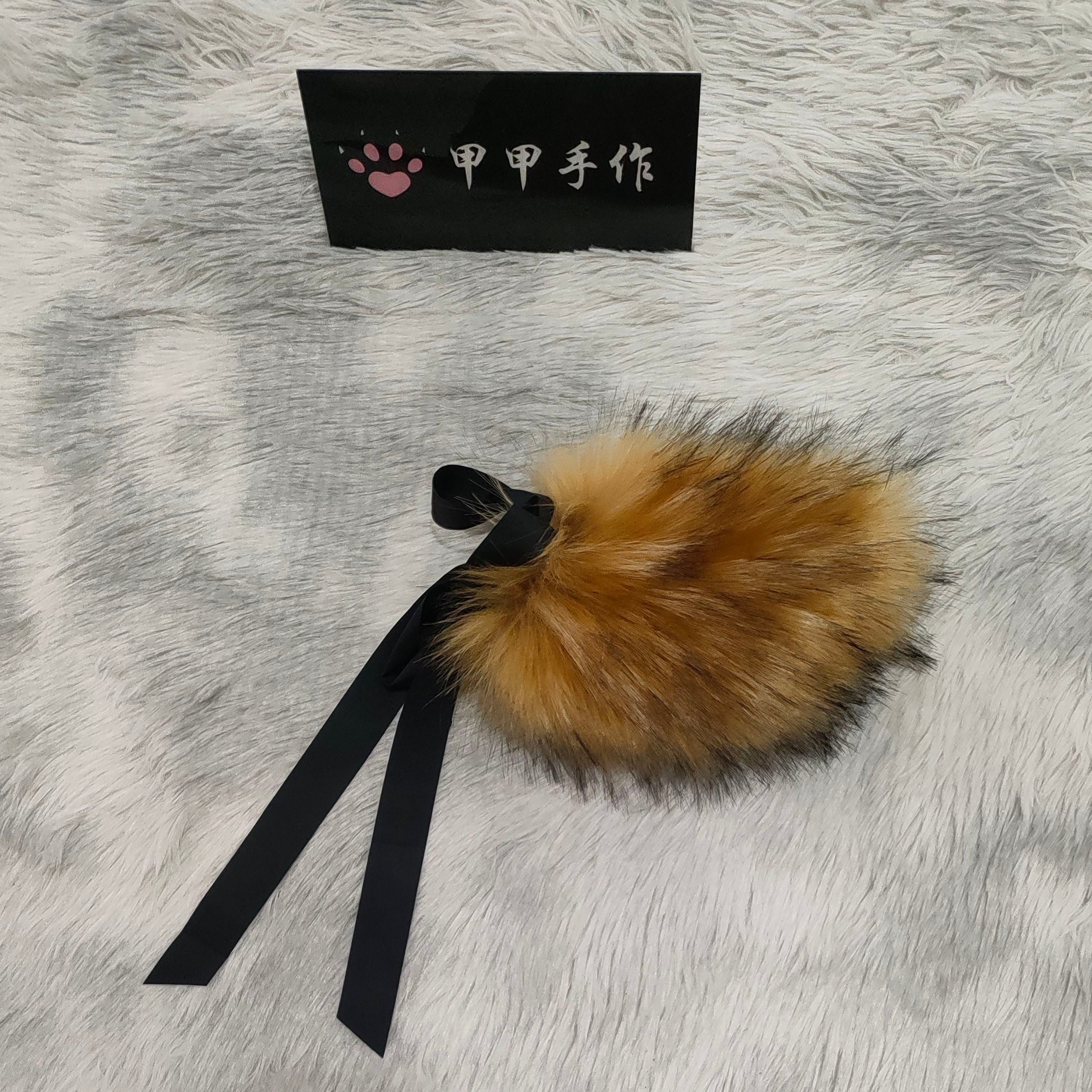 Handmade simulation plush animal tail Lolita deer tail rabbit tail