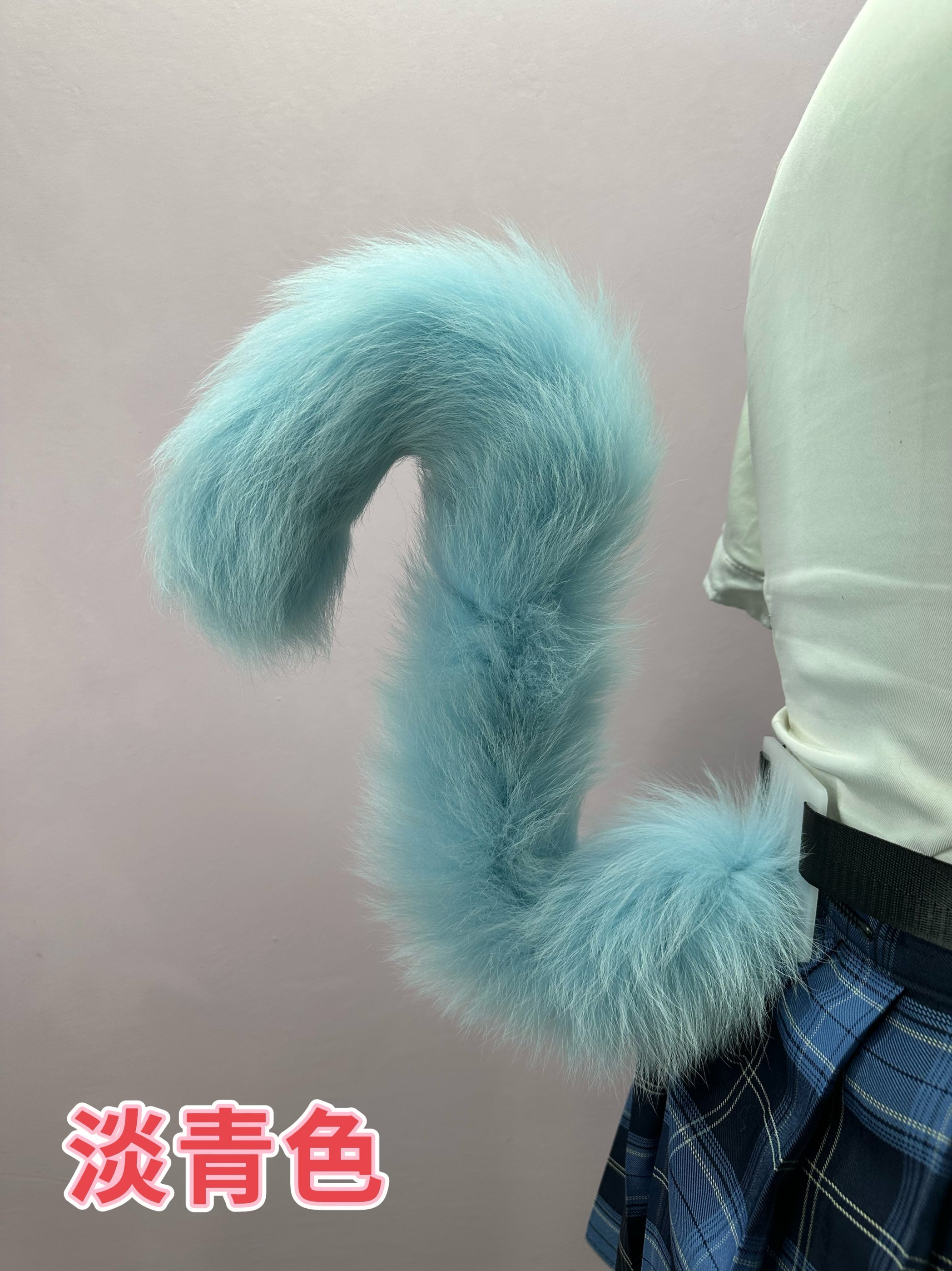 Orange cat tail two-dimensional comic exhibition cos cat tail