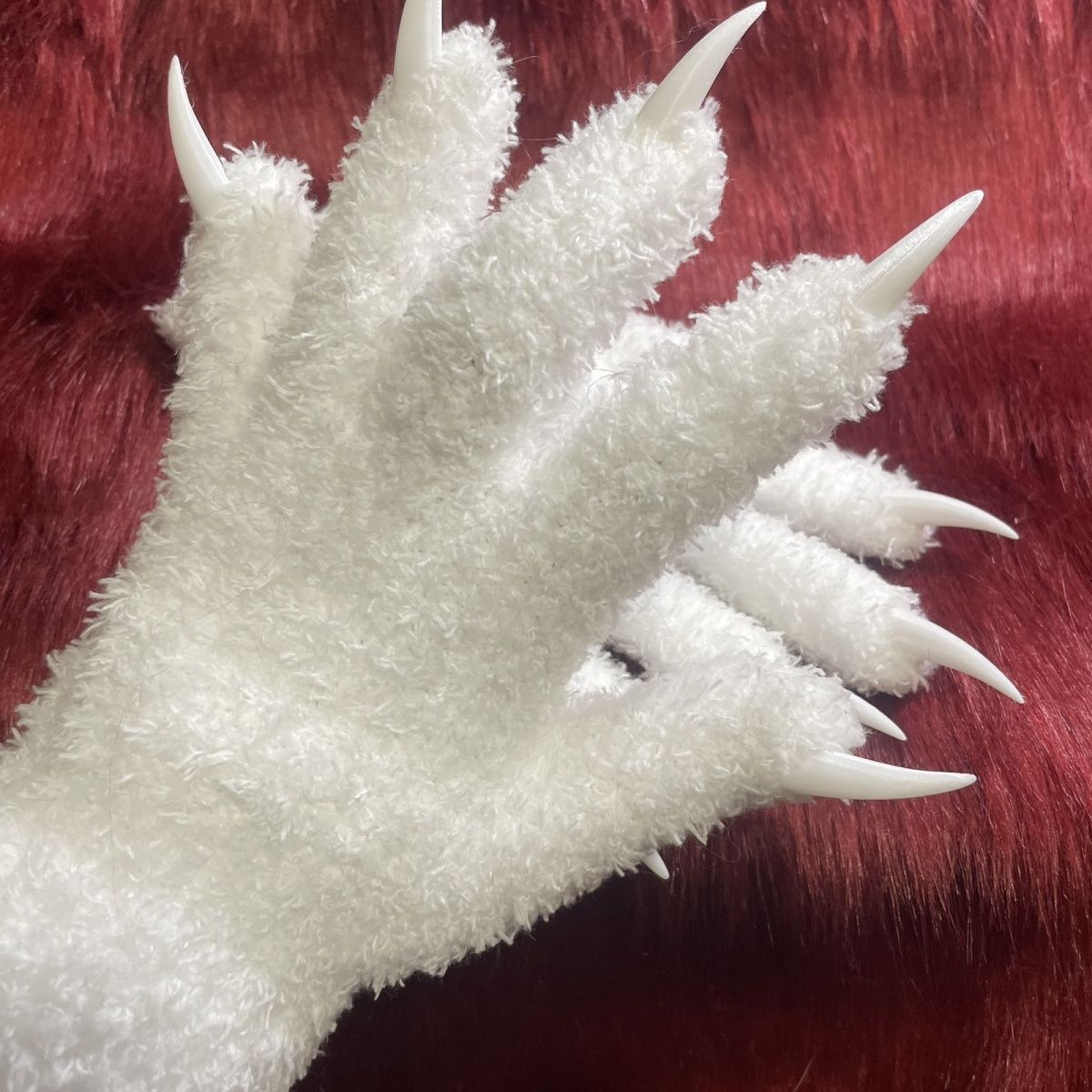 Furry kig series close-fitting claws and nails handsome plush