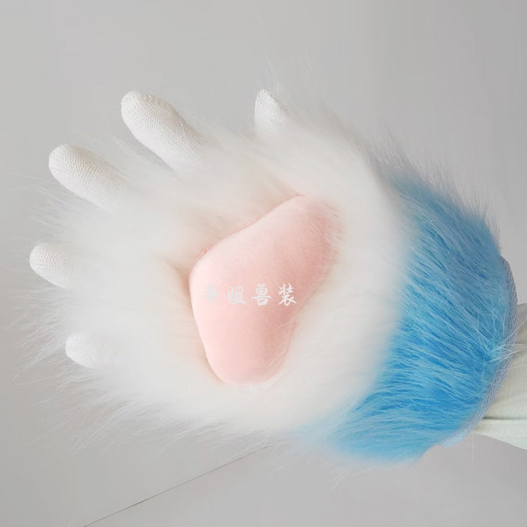 24 colors Furry Half Claw Color Matching Furry Claw