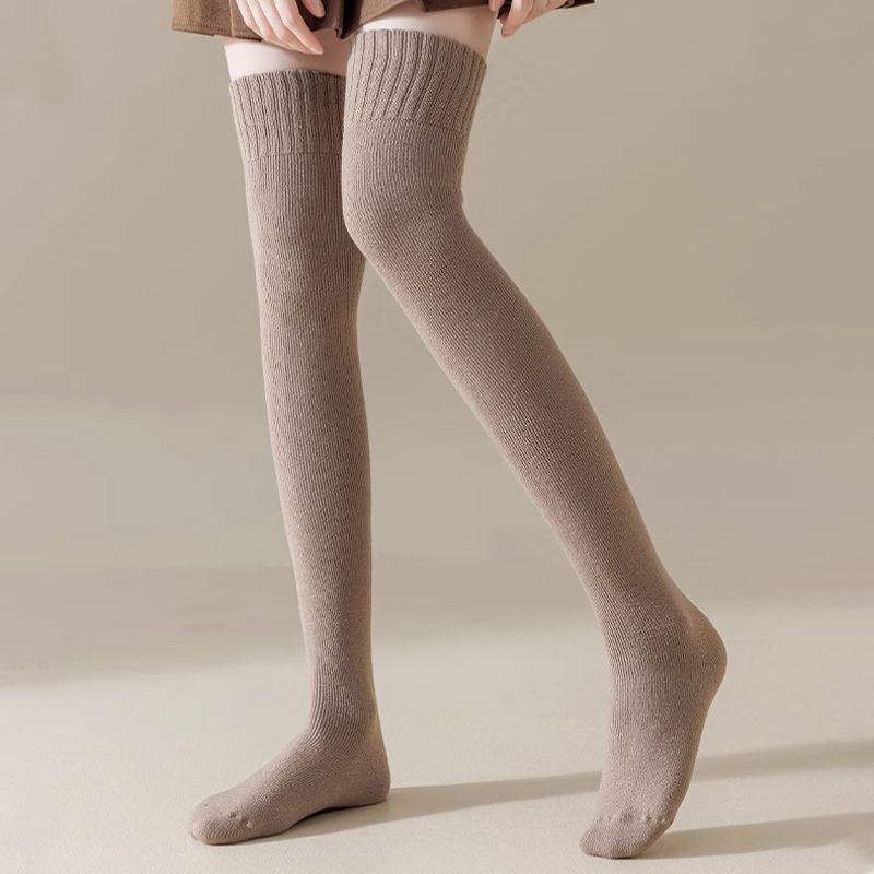 Women's cashmere over the knee socks