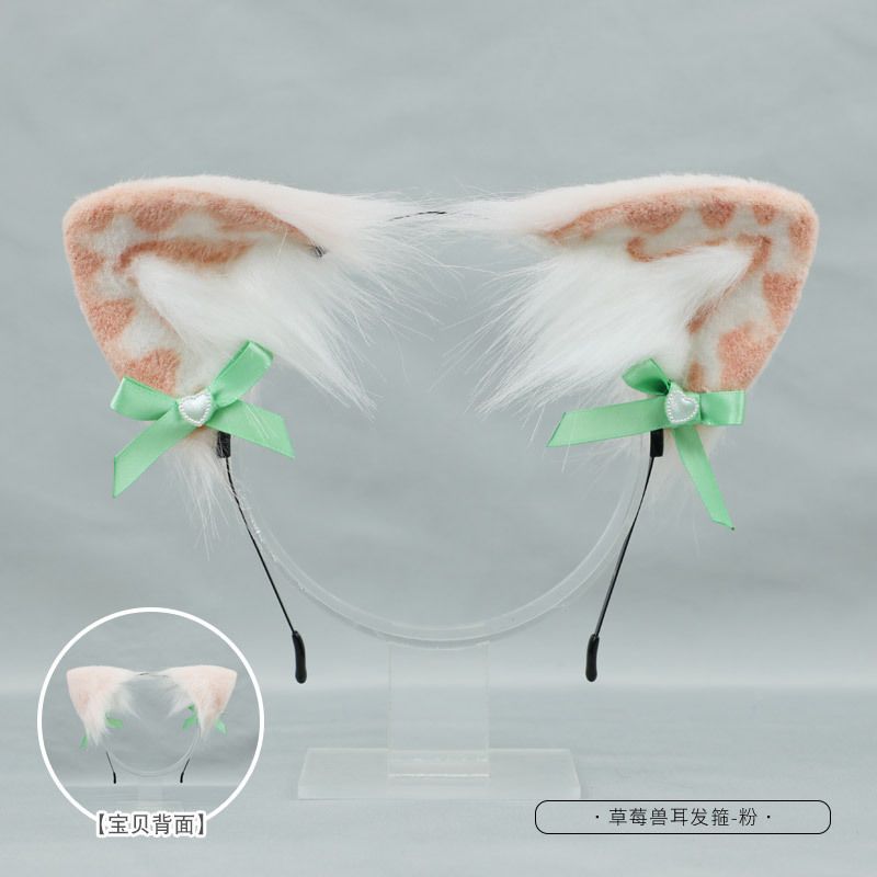 Handmade cosplay cat ears and tail
