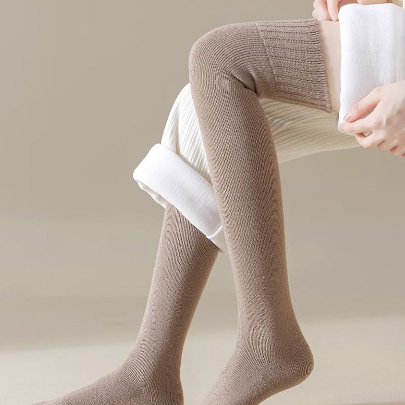 Women's cashmere over the knee socks