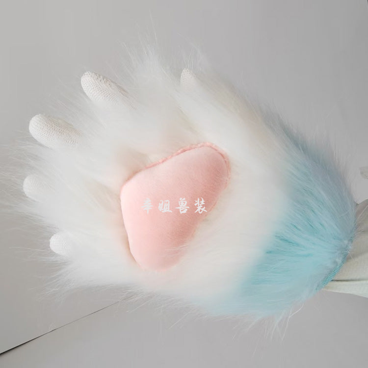 24 colors Furry Half Claw Color Matching Furry Claw